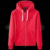 2023 Polo Ralphs Hoodie Ny modedesign Mens dragkedja Löst häst Huven Top Clothig Asian Size Laurens Policeman 950