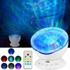Night Lights LED Star Light Projector Lamp Remote Baby Decor Rotating Water Wave Galaxy Table For Bedroom264i