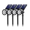 Upgraded Solar Lights 2-in-1 Waterproof Outdoor Landscape Lighting Spotlight Wall Light Auto On Off for Yard Garden Driveway Pathw269l