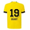 23 24 camisas de futebol Reus Dortmunds 2023 2024 Borussia Soccer Haller Futebol Cirlada Bellingham Neongelb Hummels Brandt Men Kids Special Hazard 8889