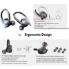 Écouteurs TWS R200 Bluetooth Headphones True Wireles Wireles Stéréo Écouteurs Sports Écouteurs sans fil Crochet d'oreille Casque étanche avec microphone