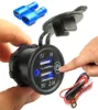 5V 21A1A Cigarettändare Dual USB Charger Socket Outlet Power Adapter Plug med Touch Switch för bilbil Motorcykelbåt6005923