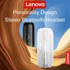 الأصلي Lenovo Tw60 Tws سماعات أذن لاسلكية 5.3 سماعات رأس Bluetooth Mini Stereo Bass سماعات سماعات سماعات الميكروفون 300mAh طولها الطويلة