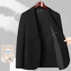 Herenpakken blazers herfst winter in mannelijk pak jas zwart zakelijk casual single-breasted blazer modieuze Koreaanse stijl man jassen