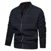 Chaqueta para hombres chaqueta de ropa para hombres invierno otoño stcollar stcollar manga de manga larga hombres para abrigos trabajos de impresión a prueba de viento clima frío