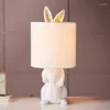 Table Lamps Creative LED Wall Rabbits Home Decor Desk Lights Bedroom Bedside El Lighting Nordic Light Room Decorator