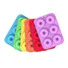 6 Holes Cake Mold 3D Silicone Doughnut Molds Non Stick Bagel Pan Pastry Chocolate Muffins Donuts Maker Kitchen Accessories Tool SN5332