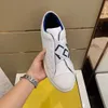 Scarpe casual da uomo di design Sneakers alla moda con stampa di lettere in pelle B22 piccole scarpe bianche traspiranti comode da uomo