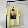 O-Neck Oversize Printing Cotton 1 White Apricot High Quality T Shirt Breathable Short Sleeve