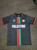 23 24 Palestine T-shirts pour hommes Été loisirs sport tissu respirant Badge broderie sports décontractés en plein air Chemise professionnelle S-2XL