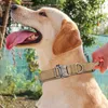 Obroże dla psów PET NYLON TAKLAR CLARAR do szybkiego uwalniania metalowej klamry regulowanej Wolfhound Train Breakaway Solid przyczepność
