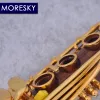 MORESKY Red Wood Professional Clarinet Rosewood bB Gold-plated 18 Keys Solid wood Sib Klarnet M151