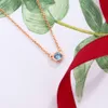 Tiffanynecklace Designer Женщины оригинальные качественные подвесные ожерелья Золотая круглая ожерель