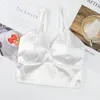 CamisolesはVネックアンダーウェアUNWIRED WIRELESS BEST PUSH ICE BRALETTE SLEAK WOMENS LINGERIEセクシーなシームレスブラジャーパッドドブラトップ