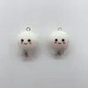 Charms 10Pcs Cute Big Eyes Teeth Tooth Resin DIY Cartoon Earring Keychain Pendant Jewelry Making Findings