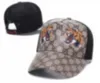 Herren Canvas Baseball Caps Designer Hüte Frauen Womens Anpassungskappen Mode Streifen Herren Hüte H-1