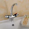 Robinets d'évier de salle de bain Conclusion en laiton Cuisine en laiton et accessoires de lavabo à mélange à froid