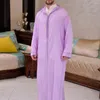 Abbigliamento etnico uomini abaya islam islam arabo musulmano djellaba galabia thobes thobes a v-scollo a maniche lunghe bloccate saudite qamis kameez