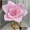 Decorative Flowers Wreaths Nt Pe Orc Artificial Flower Decoration Home Wedding Background Road Leads Fake Foam Rose Shop Mall Drop Otk2N