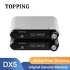 Anslutningar som toppar DX5 MQA DECODER ES9068AS*2 DAC Hörlurförstärkare DSD512PCM768KHz LDAC/USB/Optical/Coaxial Input XLR/RCA/6.35mm