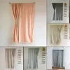 Rideau de style japonais en tissu en tissu en tissu de tissu cuisine entrée entrée drapé salon chambre à moitié