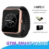 Watches GT08 Bluetooth Smart Watch مع SIM CARD SLOT NFC Health Bracelet لـ Android Samsung iPhone Smartphone PK DZ09