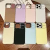 Candy Color Silicone Shockproof Phone Boîte pour iPhone 15 14 13 Pro Max Metal Lens Anneaux protecteurs Skin Feel Matte Cobine de couverture Factory