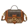 Pompoenbroodje Damesprint en high-end gevoel Hand Bill Schouder Crossbody Klein 70% korting op winkelgroothandel