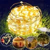 1 pc 20 LED USB Fairy Lights Copper Wire String Lights, USB aangedreven snaarlichten, warm wit multicolor wit, thuisdecor, slaapkamerdecor, bruiloftdecor, kerstdecor.