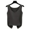 Women's Blouses Women Heated Vest Double-sided Thick Plush Soft Warm Sleeveless Tank Top For Winter Underwear Round Neck Elastic