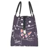 Sacs sacs à lunch isolés Luna pour femmes marins de fuite des marins Moon plus cool thermique Bento Boîte de camping Camping Travel Fruit Fresh Rangement Sac de rangement