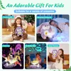 Pronny Projector Luminous Plush Toys Doll Doll Down Cotton Throw Lows Pusticed Animals for Girls Flowing Toy LED LED Musical 231222