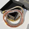 5 mm hiphop tennisketen armbanden bling goud vergulde mannen vrouwen feest sieraden cadeau286p