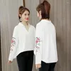 Frauenblusen stilvolle Bluse für einen schicken Look Mode kausale lose Damen Hemden mit anmutigem Design Frühlingssummer Tops Blusa Mujer