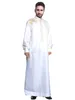 Ethnic Clothing Traditional Muslim Men Jubba Thobe Islam Ramadan Abaya Thawb Long Robe Saudi Musulmane Caftan Jubah Dubai Arabic Dress