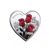Искусство и ремесло в форме сердца в форме сердца роза День Святого Валентина Подарок металл памятные монеты 52 языка Я люблю тебя, медаль, вызов монеты Wly935 Dheft