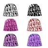 Beanie/Skull Caps Män kvinnor Y2K Beanie Cap Hats Hip Hop 90 -talets modedekoration Varma stickade ullhår Caps Hattar unisex grossist J231223