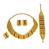 Mukun Turkije Big Nigeria Women Sieraden Sets Dubai Gold Color Sieraden Set Bridal Wedding African Beads Accessoires Design3083