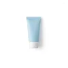 Storage Bottles Empty Bottle Light Blue Frsoted Plastic PET 50ml 30Pcs Soft Tube Screw Lid Refillable Container Cosmetic Squeeze