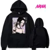 Fashion Nana Anime Hoodies Oosaki Sweinshirts Capidans Unisex Haruku Impresión Impresión Hip Hop de gran tamaño Streetwear