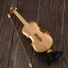 Musical Instruments Miniatures Resins Crafts Music Violin Saxophone Model Figurines Home Decoration Living Room Bookcase Desktop 231222