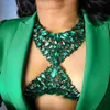 Vedawas Summer Long Body łańcuch seksowny ręcznie robiony krystalicznie masywny maxi luksusowe oświadczenie klejnotowe naszyjnik dla kobiet w całości291c