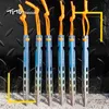 Shelters Tito Titanium Tent Stake 6pcs/lots Colorful V Shaped Windproof Outdoor Camping Tent Nail with Rope Suitable for Soft Ground