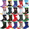 Meias masculinas 59 Men do estilo natal Funny Natal Santa Claus Tree Snowflake Elk Cotton Tube Crew Feliz Ano Sokken