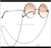 Okulary okulary aesories moda Aessorieschic luksus ręcznie robione eleganckie perłowe szklanki z koralikami łańcuch kobiet smyczy czytanie Eyeg6092763