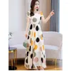 Casual Dresses Women's Summer Long Dress White Short Sleeves Elegant And Beautiful Vesidos Party Sexy Evening For Women 2023