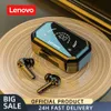 Lenovo LP3 Pro TWS Bluetooth 5.0 Wireless Ear Teckensnitt Hörlurar med MIC 1200mAh Finding Tool Quality Case Lyssna