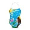 女性用水着の女の子水着ミッドサイズ幼児水着プリントストラップかわいいビーチワンピース水着