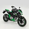 Elektrische/RC auto 1/12 Kawasaki Ninja Z800 Legering Racing Cross-country motorfietsmodel Simulatie Metaalspeelgoed Straatmotormodel KindercadeauL231223