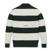 Golf Clothing Men's Ball Uniform 24 Spring Golf Logo Polo Collar Stripes Color Matching Long-Sleeved Sweater